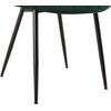 Clp Silla De Comedor Rahden En Terciopelo Verde 61x46x82 Cm