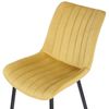 Clp Silla De Comedor Rahden En Terciopelo Amarillo 61x46x82 Cm