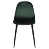 Clp Juego De 4 Sillas De Comedor Napier Terciopelo Verde 51x44x88 Cm