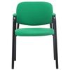 Clp Set De 4 Sillas De Confidente Ken Pro En Tela Verde 55x53x79 Cm