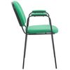 Clp Set De 4 Sillas De Confidente Ken Pro En Tela Verde 55x53x79 Cm