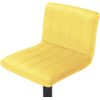 Clp Taburete De Bar Jamie En Terciopelo Amarillo 50x40x85 Cm