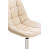 Clp Set De 2 Sillas Lounge Emil En Polipiel Simil Cuero Crema 52x48x84 Cm