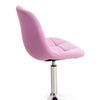 Clp Set De 2 Sillas Lounge Emil En Polipiel Simil Cuero Rosado 52x48x84 Cm