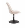 Clp Set De 4 Sillas Lounge Maverick En Polipiel Simil Cuero Crema 57x48x76 Cm