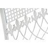 Clp Pack De 2 Sillas De Terraza Kiran Plegables Metal Blanco Antiguo 50x41x91 Cm