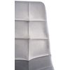 Clp Pack De 4 Sillas De Salón Antibes Terciopelo Gris 55x45x84 Cm