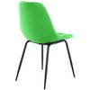 Clp Silla De Comedor Tom En Tela O Polipiel Simil Cuero Verde 52x46x82 Cm