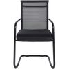 Clp Silla Cantilever Denny En Tela & Malla Negro 51x55x95 Cm