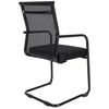 Clp Silla Cantilever Denny En Tela & Malla Negro 51x55x95 Cm