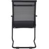 Clp Silla Cantilever Denny En Tela & Malla Negro 51x55x95 Cm