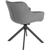 Clp Silla De Comedor Westport En Terciopelo Gris 59x65x78 Cm