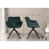 Clp Silla De Comedor Westport En Terciopelo Verde 59x65x78 Cm