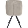 Clp Silla De Comedor Russel Terciopelo Gris 63x57x90 Cm