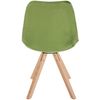 Clp Silla De Salón Sofia Tapizada En Terciopelo Verde Claro 54x48x81 Cm