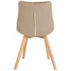 Clp Silla De Comedor Brook En Terciopelo Marrón 63x54x84 Cm