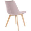 Clp Silla De Comedor Brook En Terciopelo Rosado 63x54x84 Cm