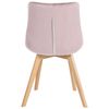 Clp Silla De Comedor Brook En Terciopelo Rosado 63x54x84 Cm