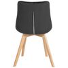 Clp Silla De Comedor Brook En Terciopelo Negro 63x54x84 Cm