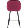 Clp Taburete De Bar Gibson 76 De Terciopelo Lila 57.5x54x Cm