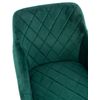 Clp Set De 2 Sillas De Comedor Shila Terciopelo Verde 44x47x84 Cm