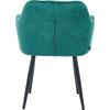 Clp Silla De Comedor Stanley En Terciopelo Verde Oscuro 62x59x82 Cm