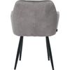 Clp Silla De Comedor Stanley En Terciopelo Gris Oscuro 62x59x82 Cm