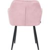 Clp Silla De Comedor Stanley En Terciopelo Rosado 62x59x82 Cm