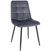 Clp Silla De Comedor Tilde Terciopelo Gris Oscuro 54x45x83 Cm