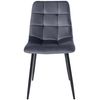 Clp Silla De Comedor Tilde Terciopelo Gris Oscuro 54x45x83 Cm