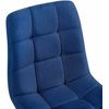 Clp Silla De Comedor Antibes En Tela Azul 55x45x84 Cm