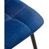 Clp Silla De Comedor Antibes En Tela Azul 55x45x84 Cm