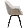 Clp Silla De Comedor Jordi Con Tapizado De Pana Crema 59x60x81 Cm