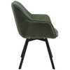 Clp Silla De Comedor Jordi Con Tapizado De Pana Verde 59x60x81 Cm