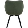 Clp Silla De Comedor Jordi Con Tapizado De Pana Verde 59x60x81 Cm