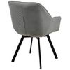 Clp Silla De Comedor Jordi Con Tapizado De Pana Gris 59x60x81 Cm