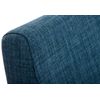 Clp Set De 2 Sillas De Comedor Belfort Tela Azul 50x40x90 Cm