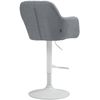 Clp Taburete De Bar Natoma En Tela Gris 59x57x97 Cm