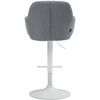 Clp Taburete De Bar Natoma En Tela Gris 59x57x97 Cm