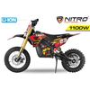 Nitro Motors 1173075-a Eco Tiger Deluxe 1100w 36v 10ah Litio 12/10 : Color - Azul