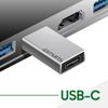 Lote De 2 Adaptadores Usb A Usb C Carga Y Transferencia 5gb/s 4smarts Plateado