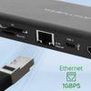 Hub Usb-c A Ethernet, 2x Hdmi 4k, 3x Usb, Usb C Power Delivery 100w, 4smarts