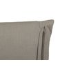 Conjunto De 2 Cojines De Lino Gris Pardo 45 X 45 Cm Accesorio Interior Sagina - Gris