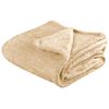 Manta De Poliéster Beige Arena 125 X 150 Cm Oso Peluche Accesorio Namdu - Beige