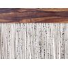 Decoración De Pared De Madera De Álamo Oscura Blanco Negro 37 X 92 Cm Zikiria - Madera Oscura