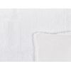 Manta De Poliéster Blanco 150 X 200 Cm Colcha Cubrecama Pelo Suave Accesorio Bjas - Blanco