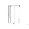 Lámpara De Techo De Metal Latón Negro 97 Cm Colgante Suspensión 3 Luces Brosna - Latón