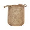 Cesta De Yute Natural Beige 41 Cm Trenzado Almacenaje Accesorio Patiala - Beige