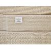 Conjunto De 9 Toallas De Algodón Beige Rizo Textura Borlas Decorativas Baño Atiu - Beige