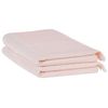 Conjunto De 2 Toallas De Algodón Rosa Pastel Rizo Textura Borlas Baño Atiu - Rosa